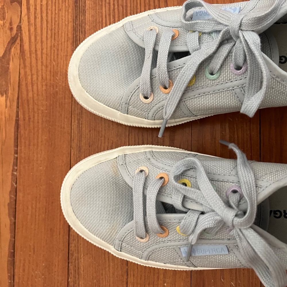 Superga sneakers, light blue canvas, size 38 - Picture 6 of 8